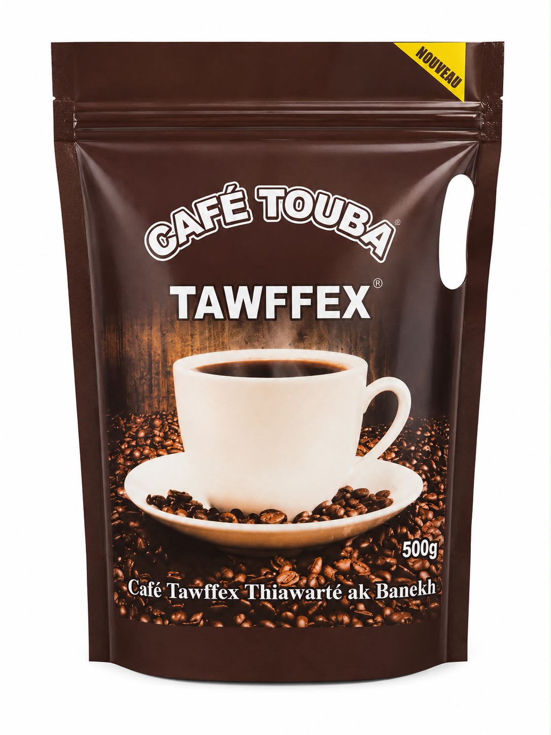 Café Touba Tawffex 500g – Senegalese Spiced Ground Coffee (Clove & Diar)