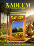 NADEEM China Green Tea 250g – Premium Gunpowder Attaya (Atay)