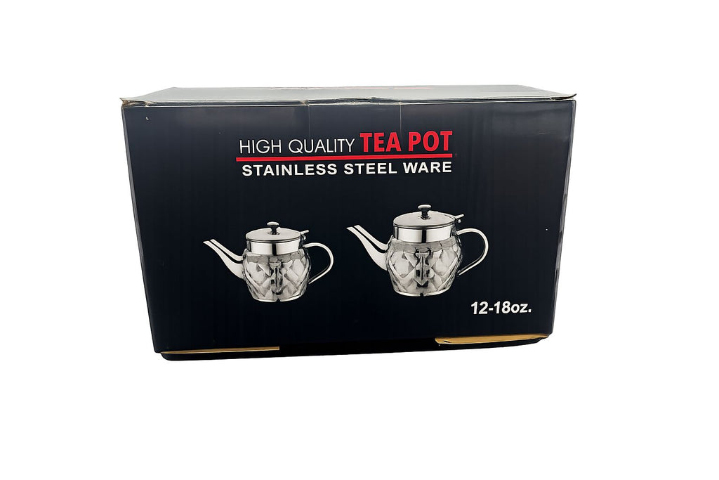 Mauritanian Stainless Steel Teapot Set – 12oz & 18oz (Set of 2)