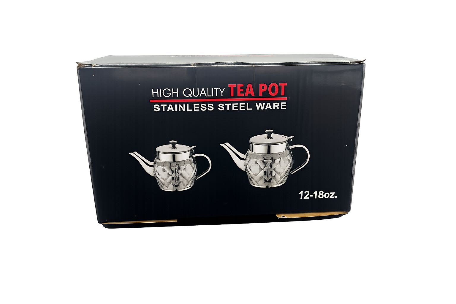 Mauritanian Stainless Steel Teapot Set – 12oz & 18oz (Set of 2)